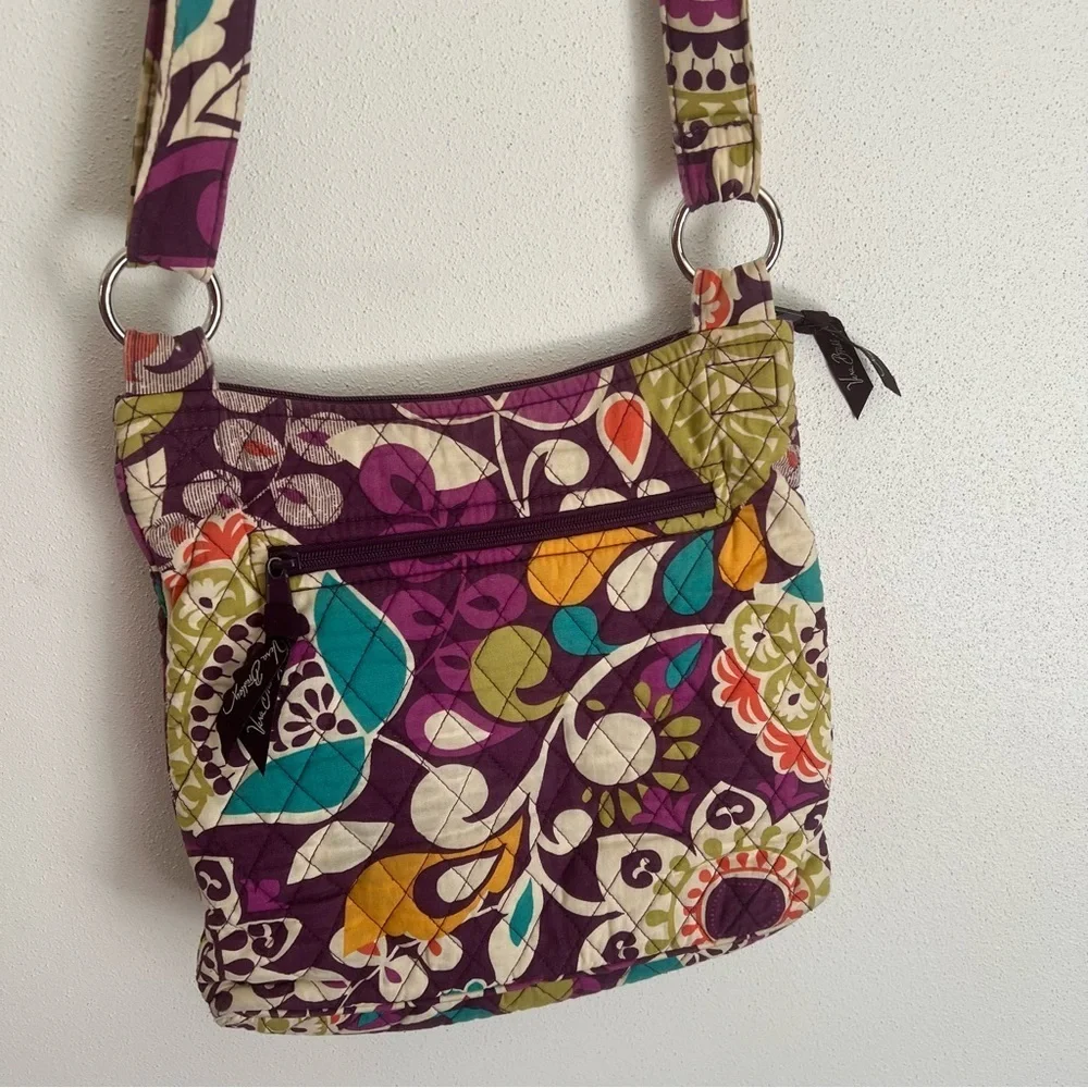 Vera Bradley Purple floral Crossbody Bag - Picture 5 of 7